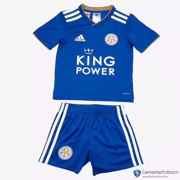 Camiseta Leicester City Primera equipo Niños 2018-19 Azul